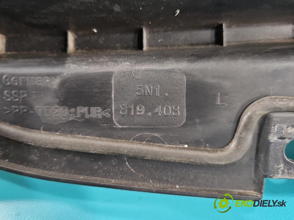 Vw Tiguan I 2007-2016 2.0 tdi 140 HP automatic 103 kW 1968 cm3 5- torpédo 5N1819404 (Torpédo (plast pod čelným sklom))
