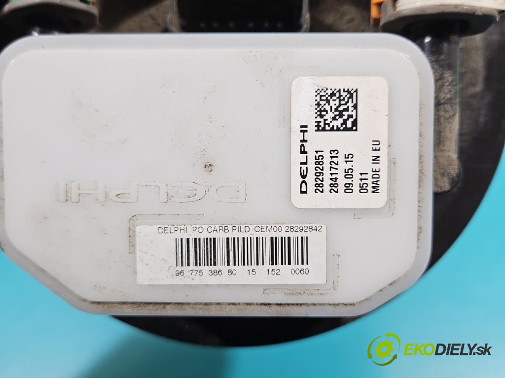 Peugeot 508 2010-2018 1.6 hdi 120 hp manual 88 kW 1560 cm3 4- čerpadlo paliva 28292851
