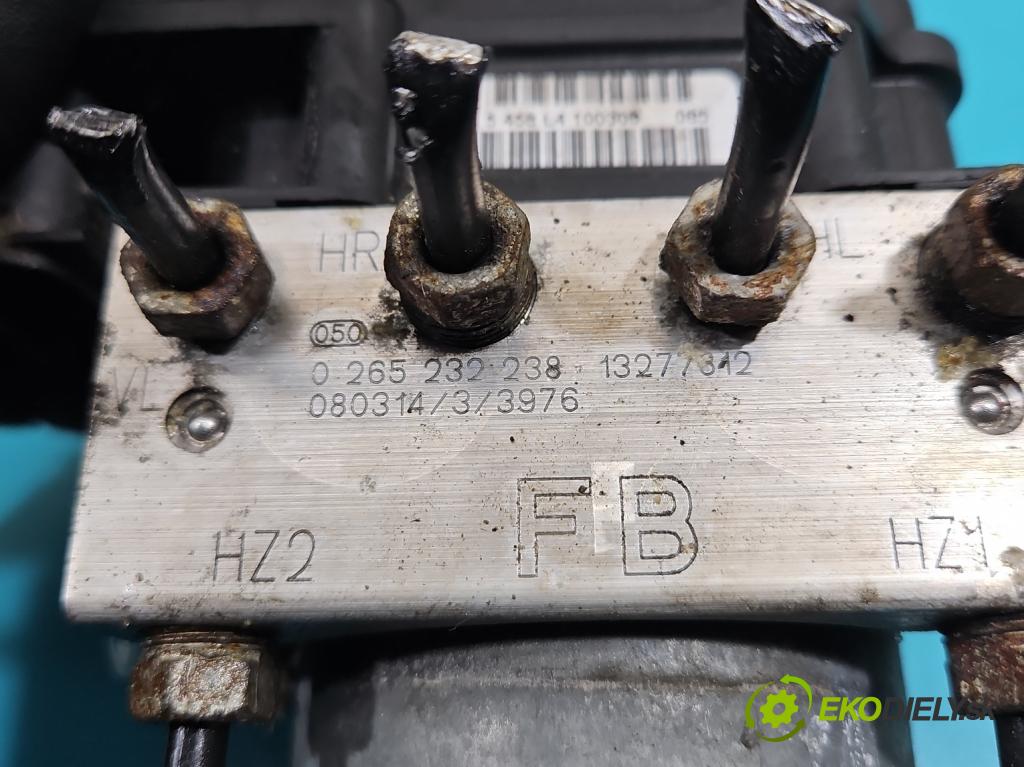 Opel Corsa D 2006-2014 1.2 16V 80 HP manual 59 kW 1229 cm3 3- čerpadlo abs 0265232238 (Pumpy ABS)