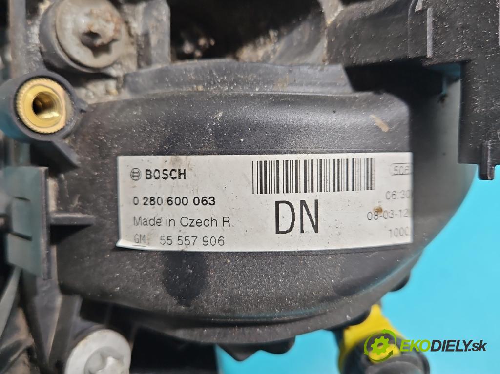 Opel Corsa D 2006-2014 1.2 16V 80 HP manual 59 kW 1229 cm3 3- zvod nasávací 0280600063 (Sacie potrubia)