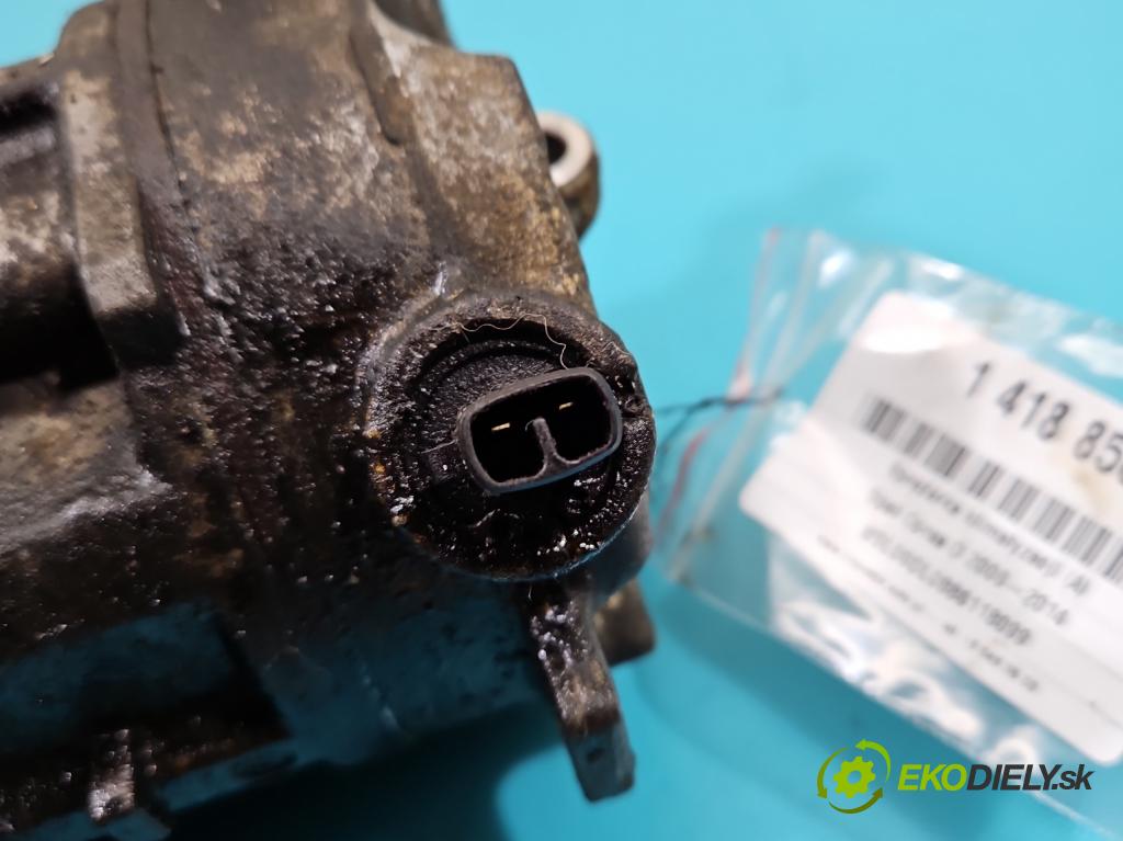 Opel Corsa D 2006-2014 1.2 16V 80 HP manual 59 kW 1229 cm3 3- Kompresor: klimatizácie 55701200 (Kompresory klimatizácie)