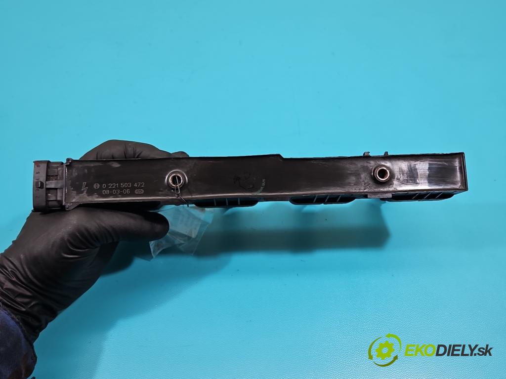 Opel Corsa D 2006-2014 1.2 16V 80 HP manual 59 kW 1229 cm3 3- cievka zapaľovacia 0221503472 (Zapaľovacie cievky, moduly)