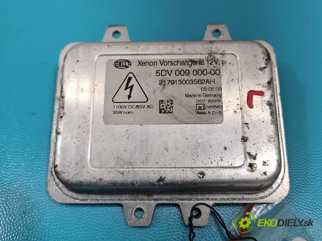 Vw Tiguan I 2007-2016 2.0 tdi 140 HP automatic 103 kW 1968 cm3 5- střídač: xenon 5DV009000-00 (Riadiaca jednotka xenónu)