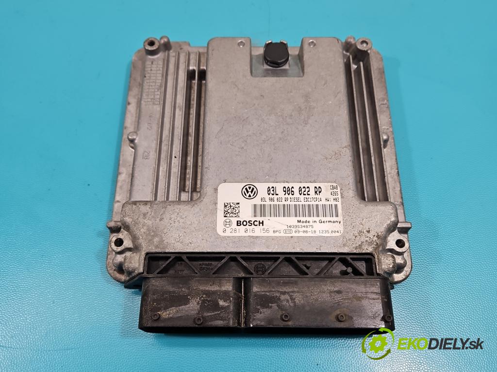 Vw Tiguan I 2007-2016 2.0 tdi 140 HP automatic 103 kW 1968 cm3 5- riadiaca jednotka motora 03L906022RP