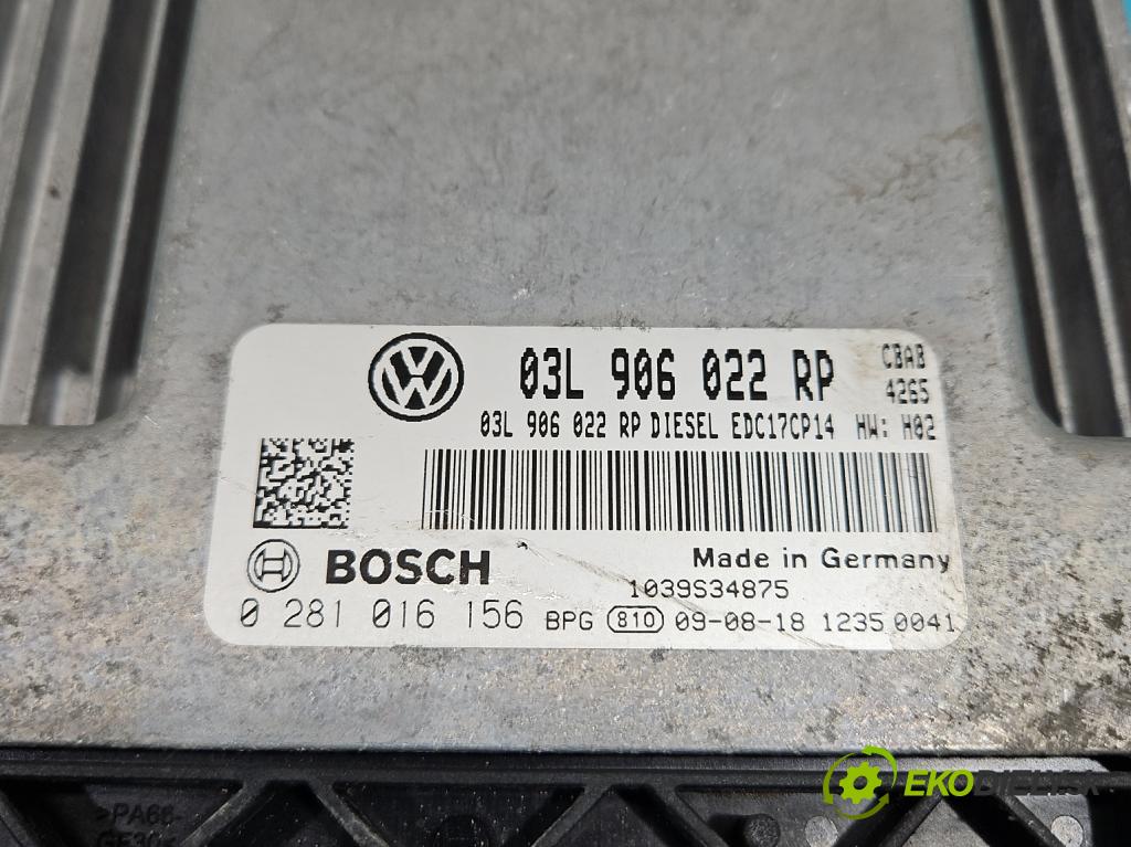 Vw Tiguan I 2007-2016 2.0 tdi 140 HP automatic 103 kW 1968 cm3 5- riadiaca jednotka motora 03L906022RP
