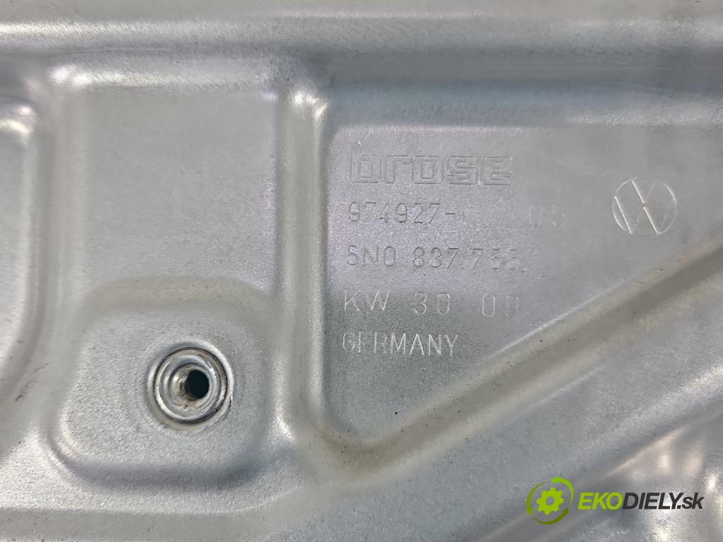 Vw Tiguan I 2007-2016 2.0 tdi CBA 140 hp automatic 103 kW 1968 cm3 5- mechanismus stahování přední pravý 1K0959793Q