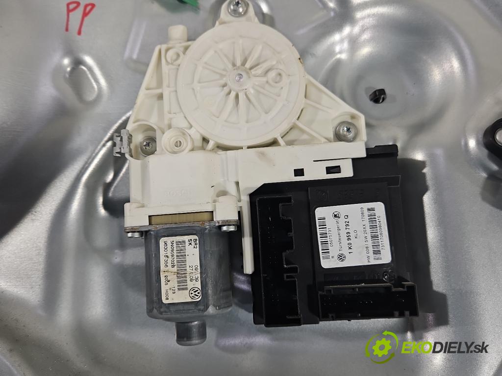 Vw Tiguan I 2007-2016 2.0 tdi 140 hp automatic 103 kW 1968 cm3 5- mechanismus stahování přední levý 5N0837756