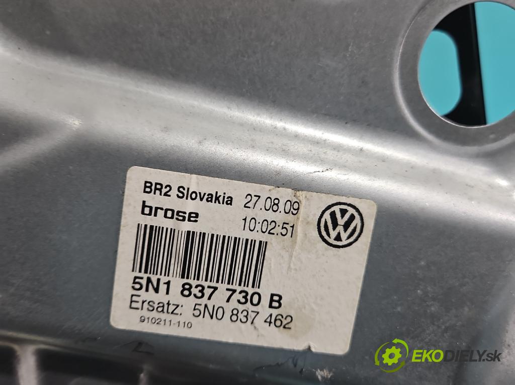 Vw Tiguan I 2007-2016 2.0 tdi 140 hp automatic 103 kW 1968 cm3 5- mechanismus stahování přední levý 5N0837756