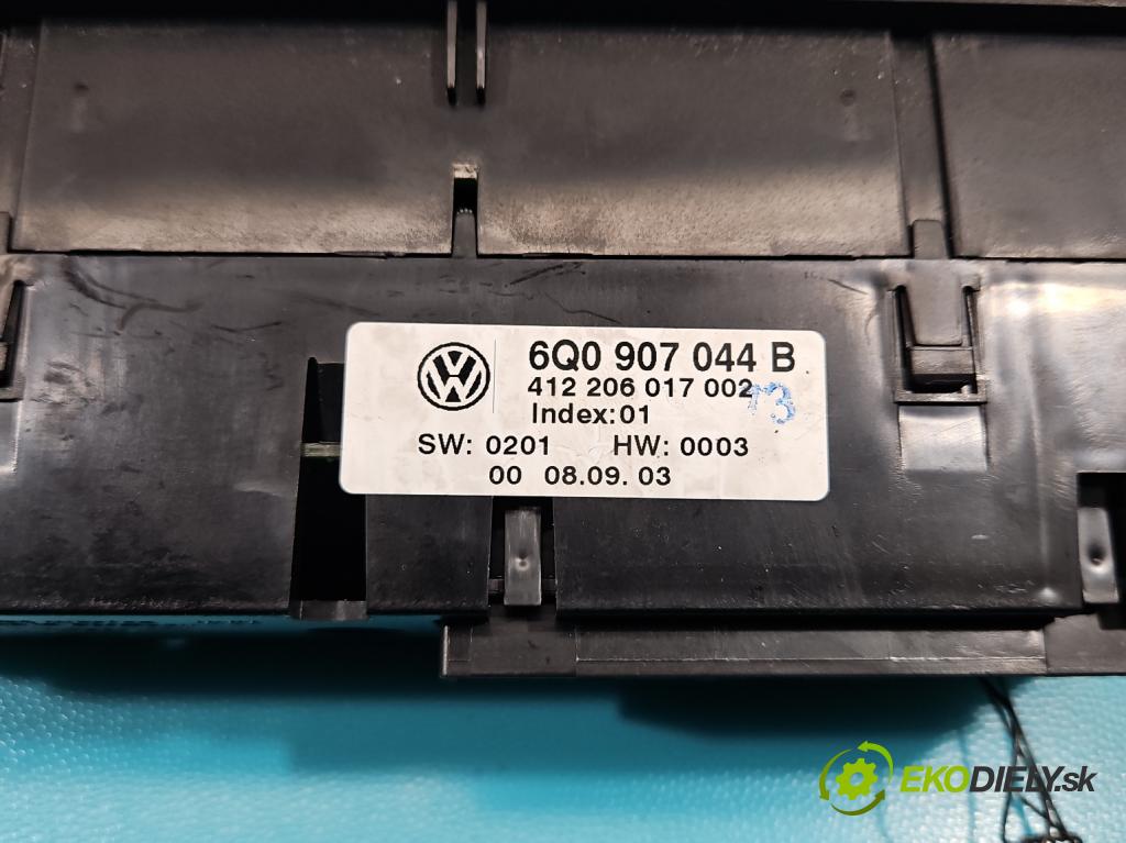 Vw Polo IV 9N 2001-2009 1.2 12v 64 HP manual 47 kW 1198 cm3 5- panel kúrenia 6Q0907044B