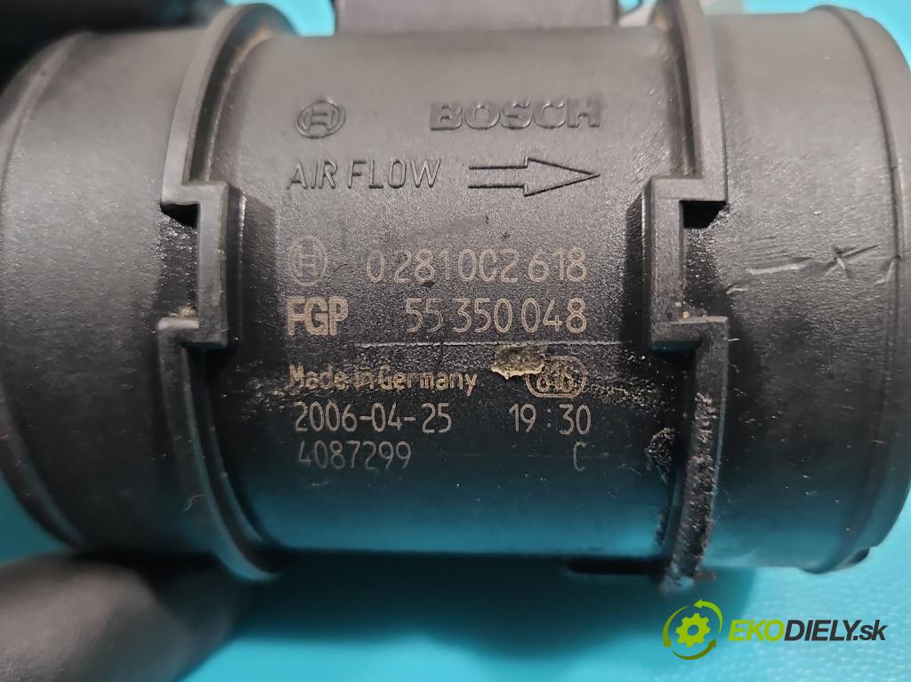 Fiat Sedici 1.9 jtd 120 HP manual 88 kW 1910 cm3 5- průtokoměr: 0281002618 (Váhy vzduchu)