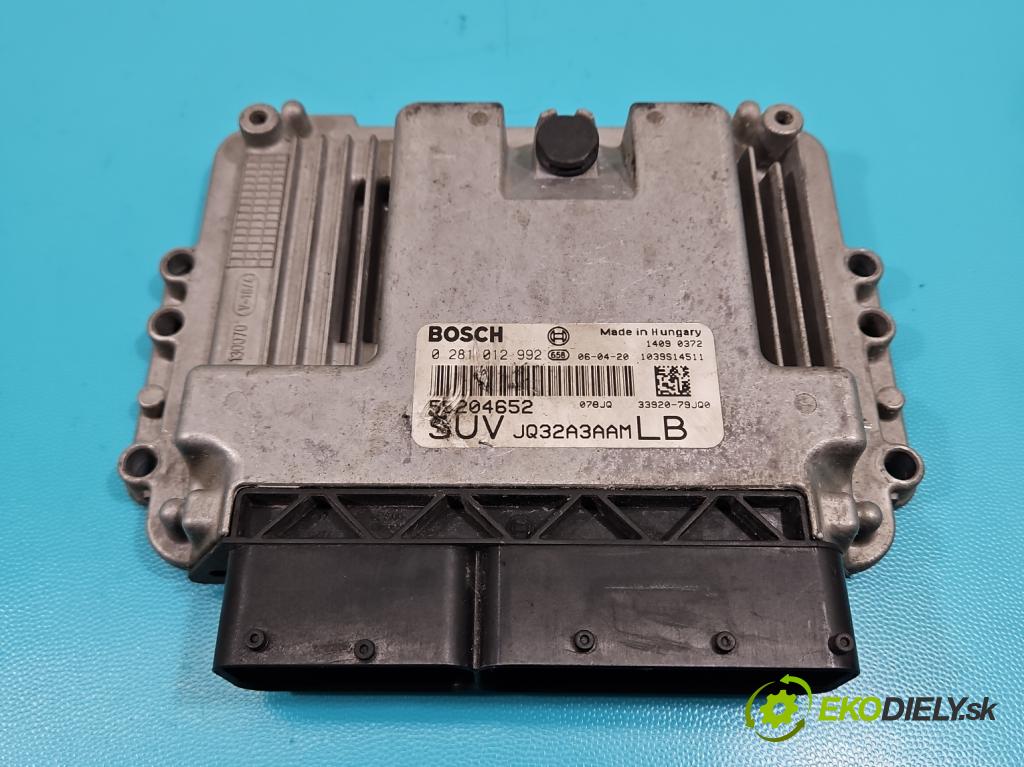 Fiat Sedici 1.9 jtd 120 HP manual 88 kW 1910 cm3 5- riadiaca jednotka motora 55204652