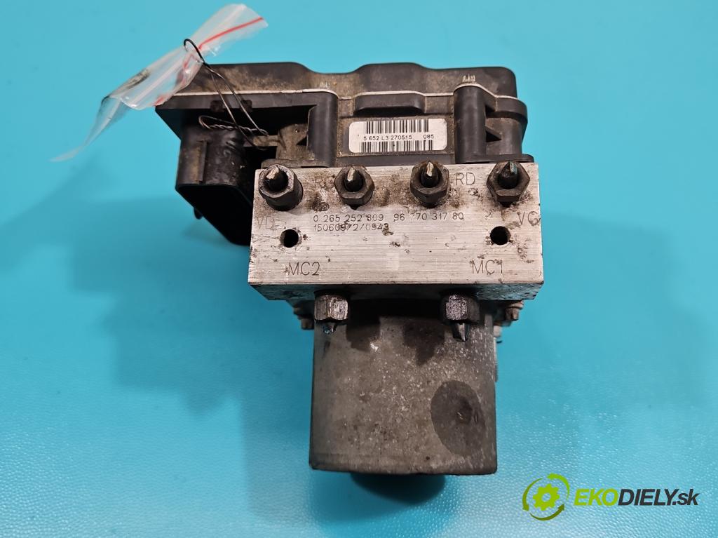 Peugeot 508 2010-2018 1.6 hdi 120 HP manual 88 kW 1560 cm3 4- čerpadlo abs 0265252809 (Pumpy ABS)