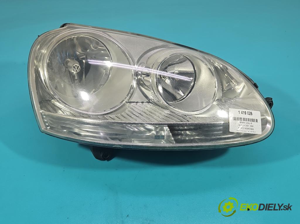 Vw Golf V 2003-2009 1.6 fsi 116 HP manual 85 kW 1598 cm3 5- Reflektor: pravý  (Pravé)