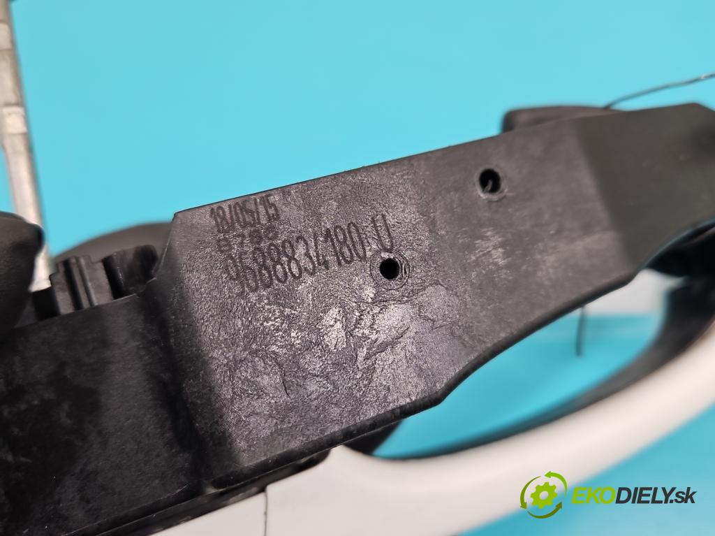 Peugeot 508 2010-2018 1.6 hdi 120 HP manual 88 kW 1560 cm3 4- rukoväť predné ľavé mimo: 9688834180U (Vonkajšie predné ľavé)
