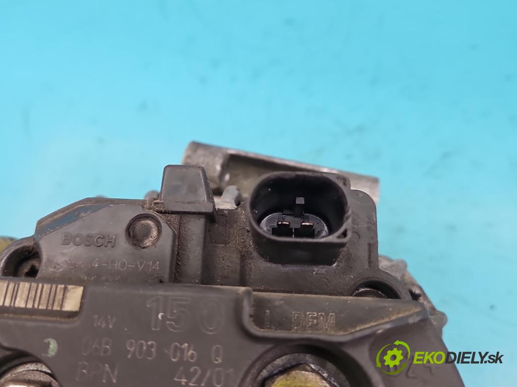 Audi A4 B6 2000-2004 2.0 20V 131 HP manual 96 kW 1984 cm3 4- Alternator 06B903016Q (Alternátory)