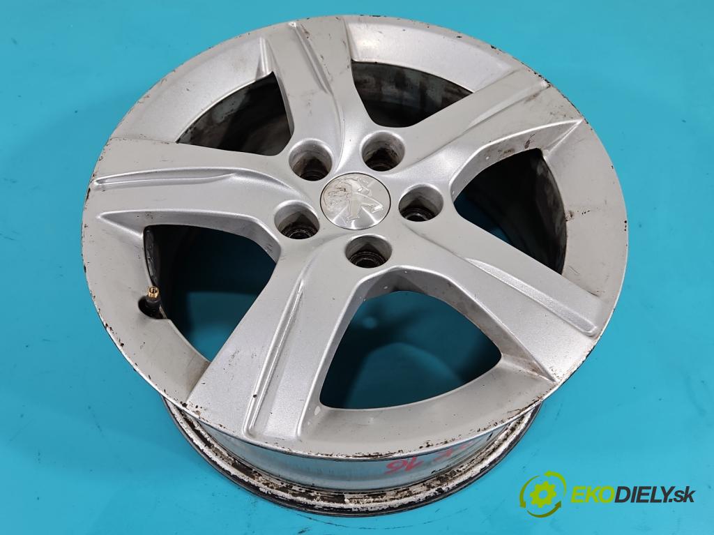 Peugeot 508 I 2010-2018 1.6 hdi 120 HP manual 88 kW 1560 cm3 4- Felga hliník: 16" komplet 9671401180