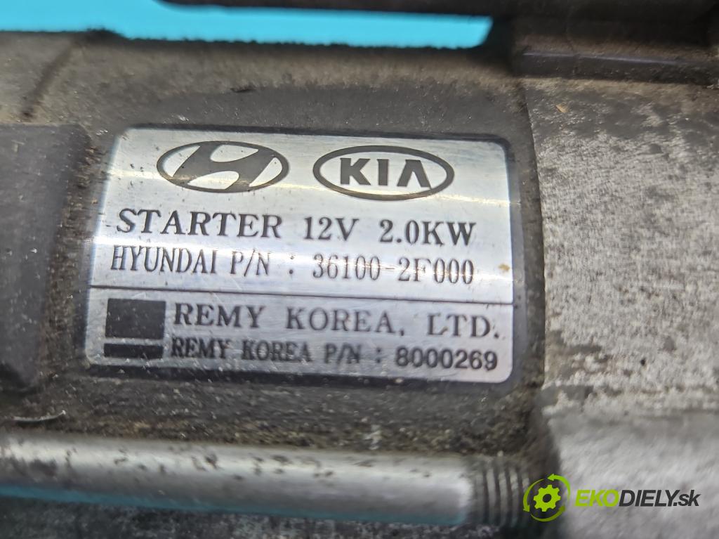 Kia Sportage III 2010-2015 2.0 CRDI 184hp automatic 135 kW 1998 cm3 5- štartér 36100-2F000 (Štartéry)