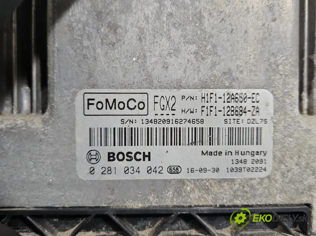 Ford Focus Mk3 2010-2018 1.5 tdci 95 HP manual 70 kW 1499 cm3 5- riadiaca jednotka motora 0281034042