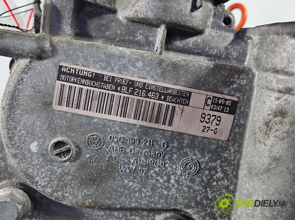 Vw Golf V 2003-2009 1.6 fsi 116 HP manual 85 kW 1598 cm3 5- motor benzín: BLF