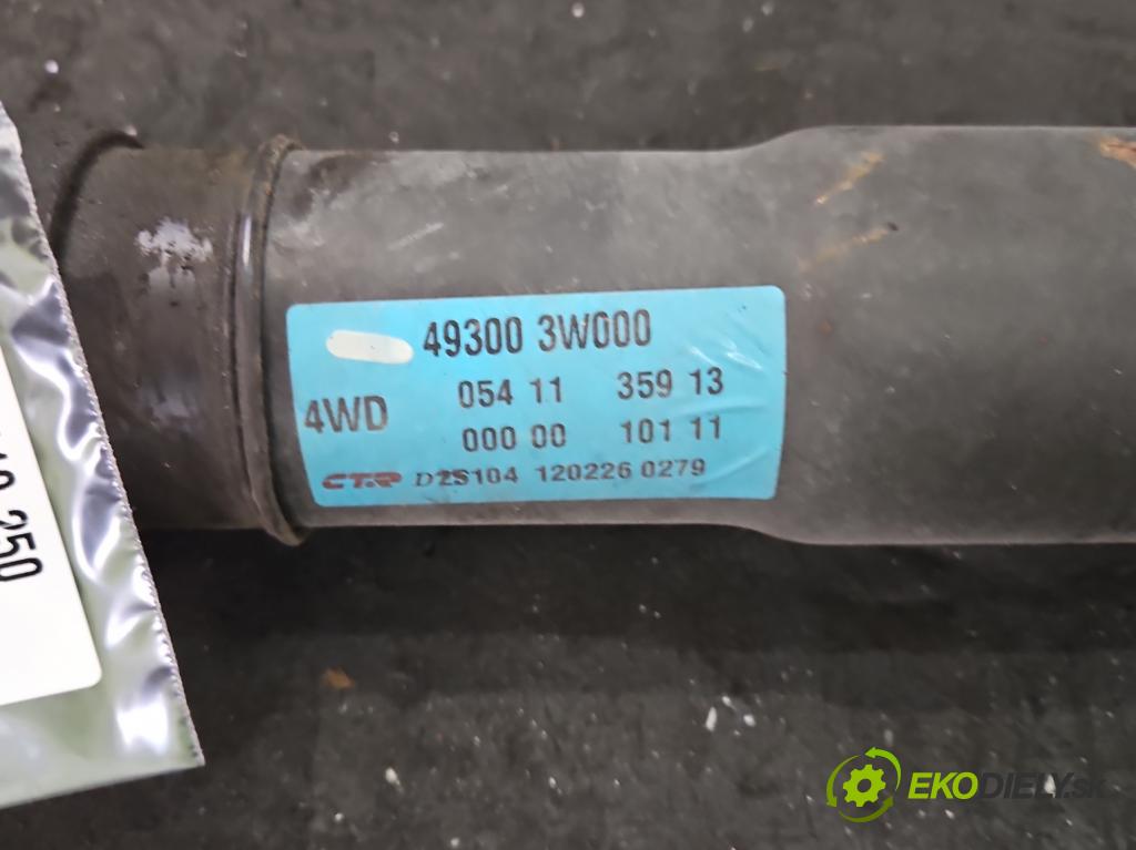 Hyundai Ix35 2.0 16V 163 HP automatic 120 kW 1998 cm3 5- Hřídel: zadné 49300-3W000 (Kardaňový hriadeľ)