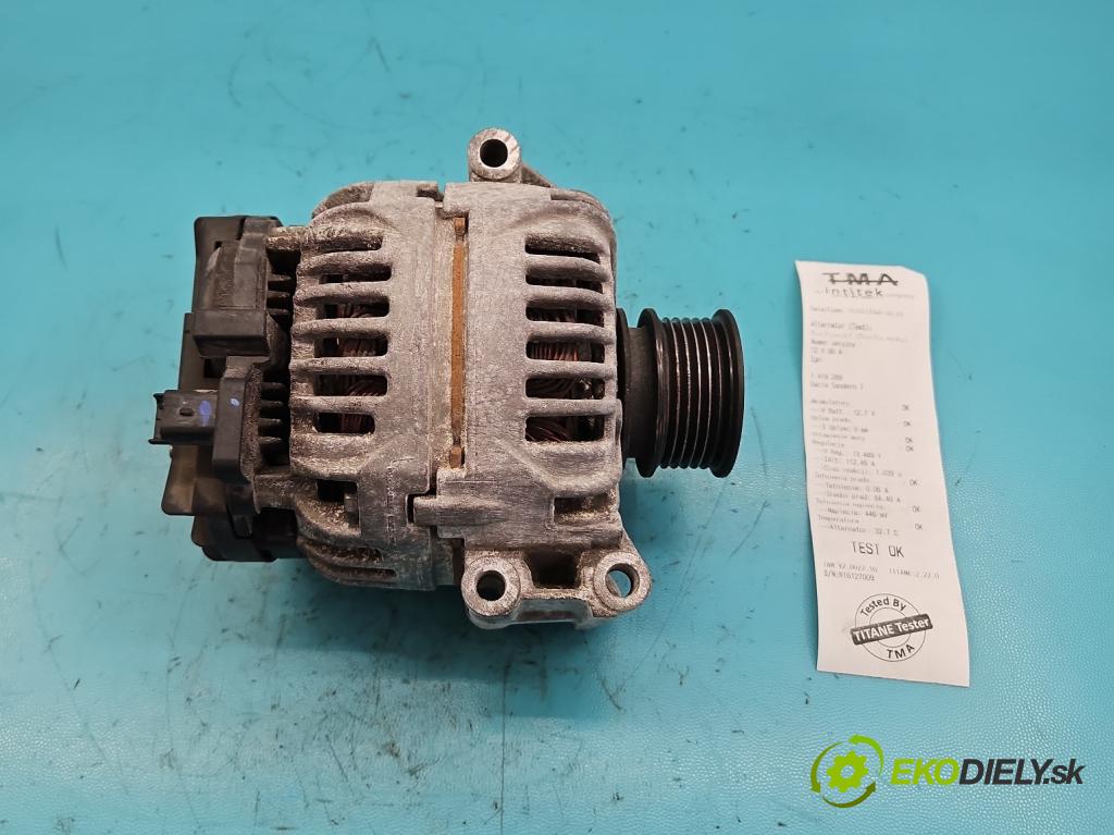 Dacia Sandero I 2008-2012 1.4 8V 75 HP manual 55 kW 1390 cm3 5- Alternator 0124415043 (Alternátory)