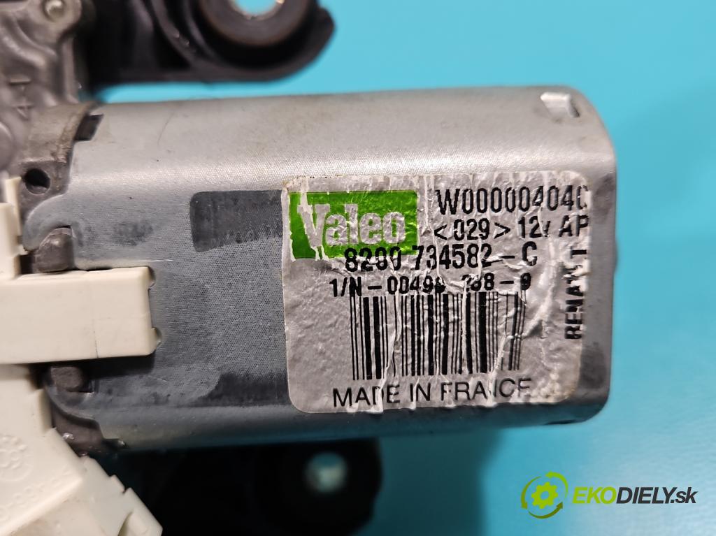 Dacia Sandero I 2008-2012 1.4 8V 75 hp manual 55 kW 1390 cm3 5- motor stěrače zadní 8200734582
