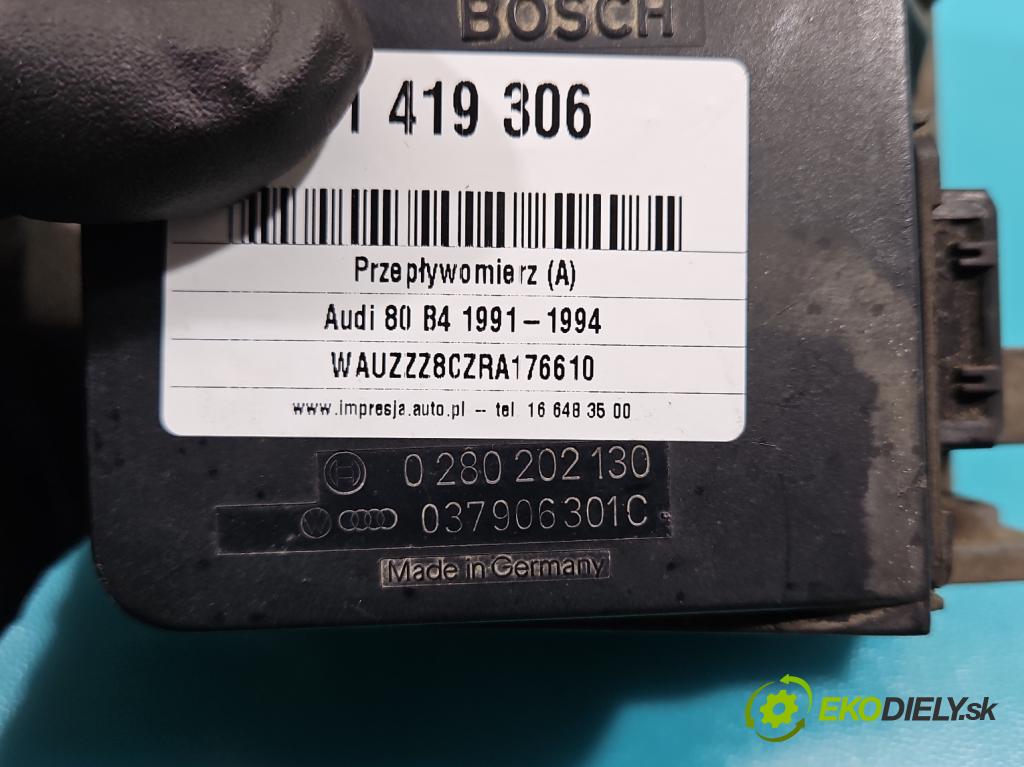 Audi 80 B4 1991-1994 2.0 8V 116 HP manual 85 kW 1984 cm3 4- průtokoměr: 0280202130 (Váhy vzduchu)