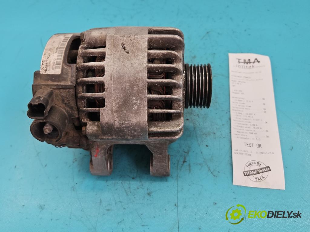 Peugeot 307 1.6 16V 109 HP manual 80 kW 1587 cm3 5- Alternator 9638544580 (Alternátory)