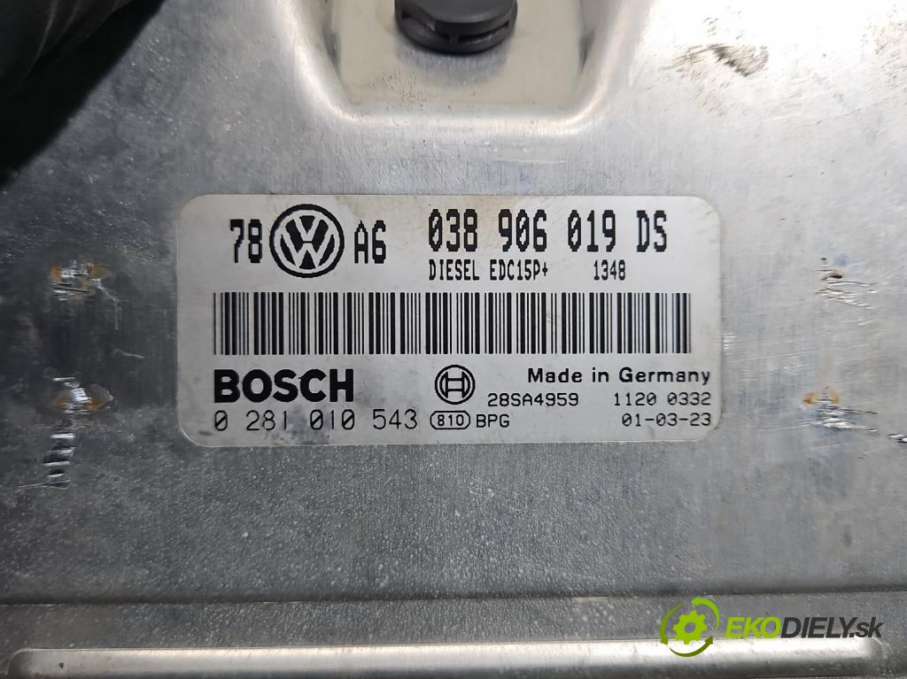 Vw Passat B5 1995-2005 1.9 TDI 131 HP manual 96 kW 1896 cm3 4- riadiaca jednotka motora 038906019DS