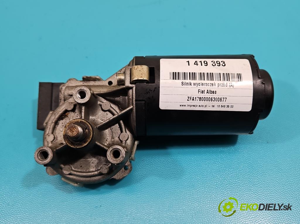 Fiat Albea 1.2 16V 80 hp manual 59 kW 1242 cm3 4- motor stěračů přední 64343499