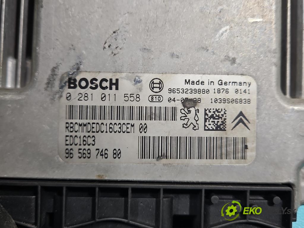 Peugeot 407 1.6 hdi 109 HP manual 80 kW 1560 cm3 4- riadiaca jednotka motora 0281011558