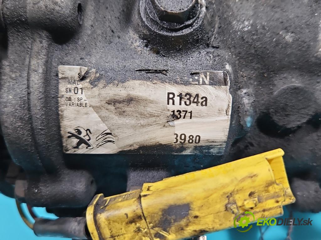 Peugeot 508 2010-2018 1.6 hdi 120 HP manual 88 kW 1560 cm3 4- Kompresor: klimatizácie  (Kompresory klimatizácie)