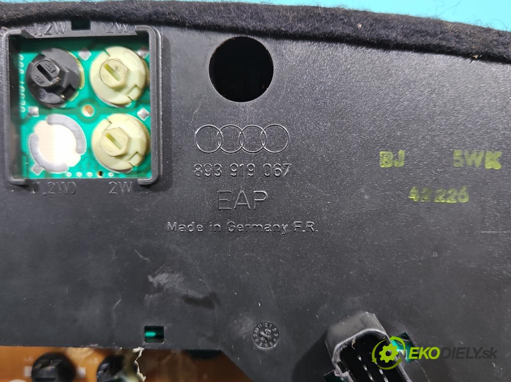Audi 80 B4 1991-1994 2.0 8V 116 HP manual 85 kW 1984 cm3 4- prístrojovka/ budíky 893919067 (Prístrojové dosky, displeje)