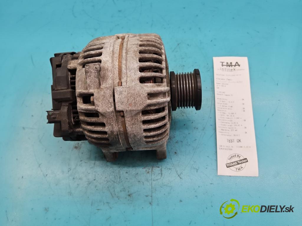 Renault Laguna II 2001-2007 1.9 dci 131 HP manual 96 kW 1870 cm3 5- Alternator 0124525076 (Alternátory)