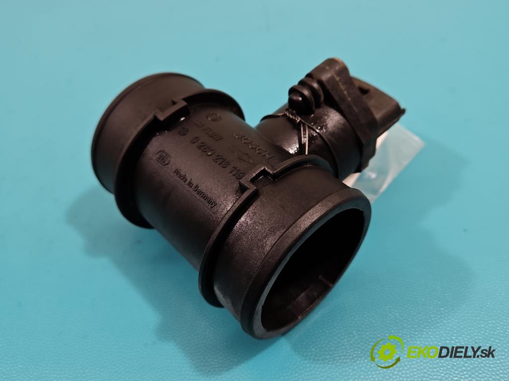 Opel Astra III 2004-2014 1.4 16V 90 HP manual 66 kW 1364 cm3 3- průtokoměr: 0280218119 (Váhy vzduchu)