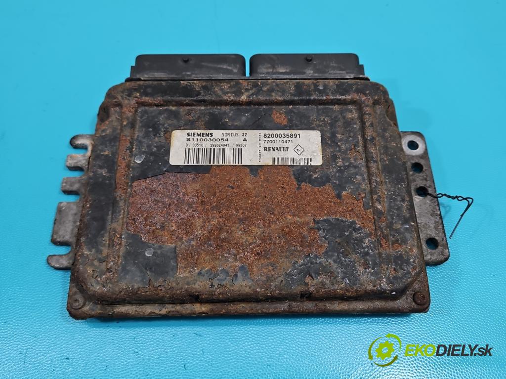 Renault Megane I 1995-2003 1.6 16V 107 HP manual 79 kW 1598 cm3 5- riadiaca jednotka motora 8200035891