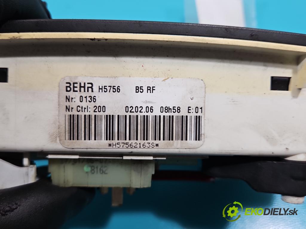 Citroen C4 I 2004-2011 1.4 16V 88 HP manual 65 kW 1360 cm3 5- panel kúrenia H5756
