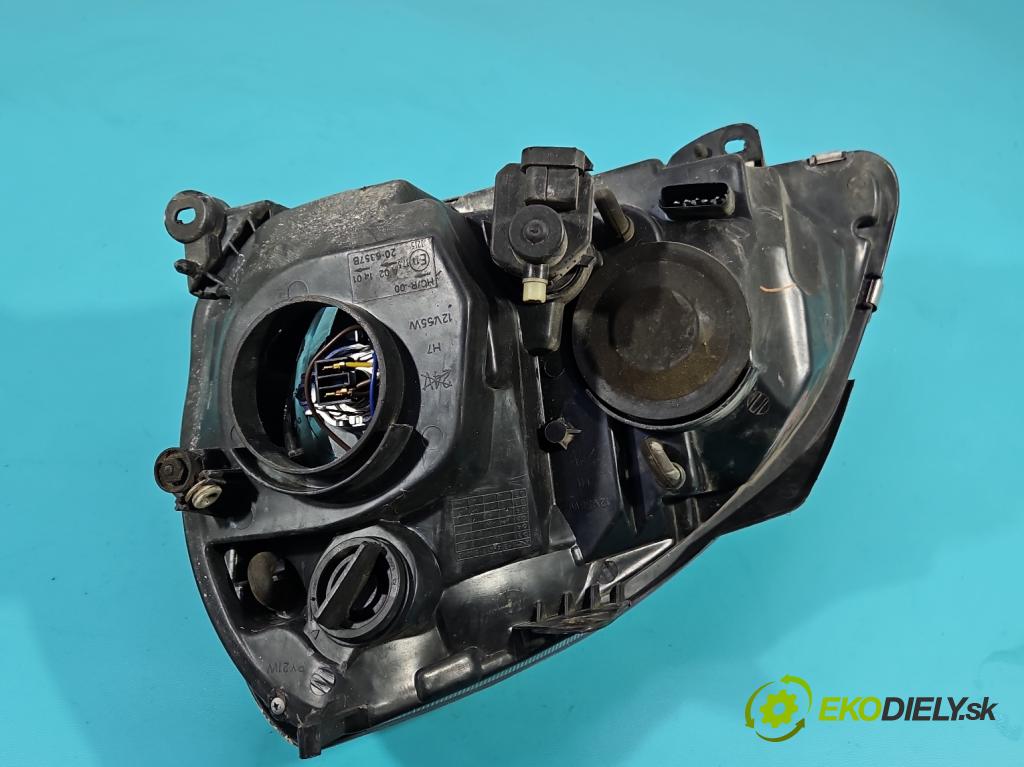 Renault Thalia I 1998-2009 1.4 8V 75 HP manual 55 kW 1390 cm3 4- Reflektor: pravý  (Pravé)