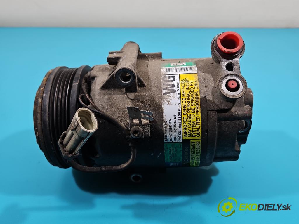 Opel Astra III 2004-2014 1.4 16V 90 HP manual 66 kW 1364 cm3 3- Kompresor: klimatizácie 13124749 (Kompresory klimatizácie)