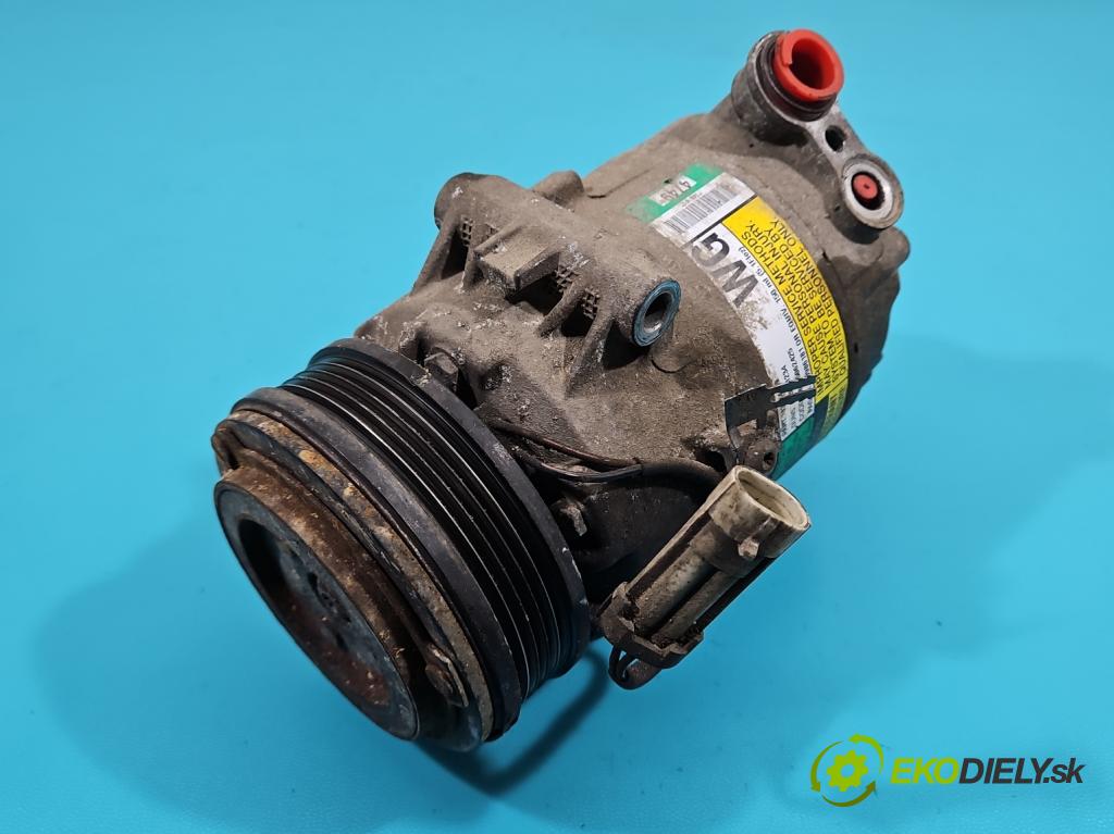 Opel Astra III 2004-2014 1.4 16V 90 HP manual 66 kW 1364 cm3 3- Kompresor: klimatizácie 13124749 (Kompresory klimatizácie)