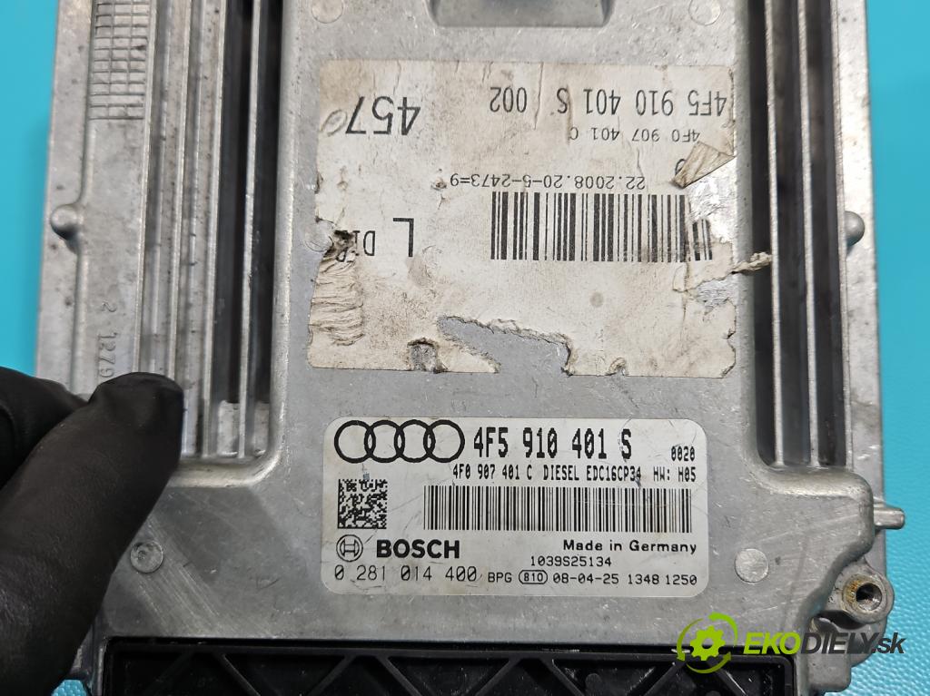 Audi A6 C6 2004-2011 2.7 tdi V6 179KM automatic 132 kW 2698 cm3 5- riadiaca jednotka motora 4F5910401S