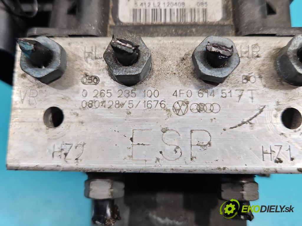 Audi A6 C6 2004-2011 2.7 tdi V6 179KM automatic 132 kW 2698 cm3 5- čerpadlo abs 0265235100 (Pumpy ABS)