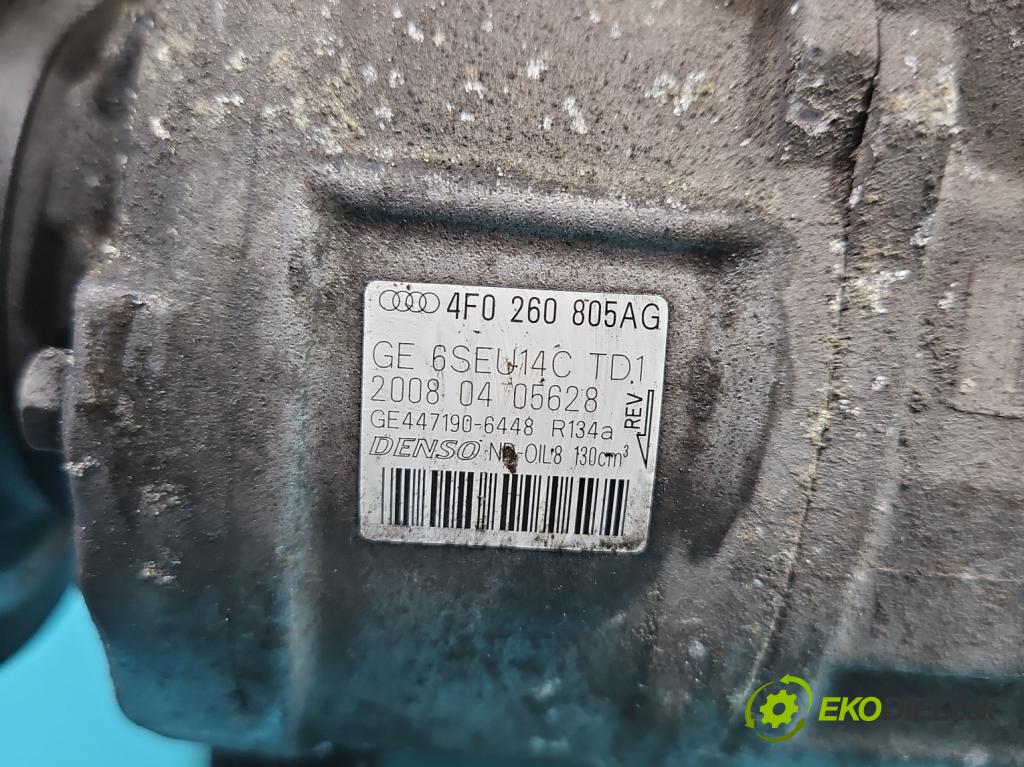Audi A6 C6 2004-2011 2.7 tdi V6 179KM automatic 132 kW 2698 cm3 5- Kompresor: klimatizácie 4F0260805AG (Kompresory klimatizácie)