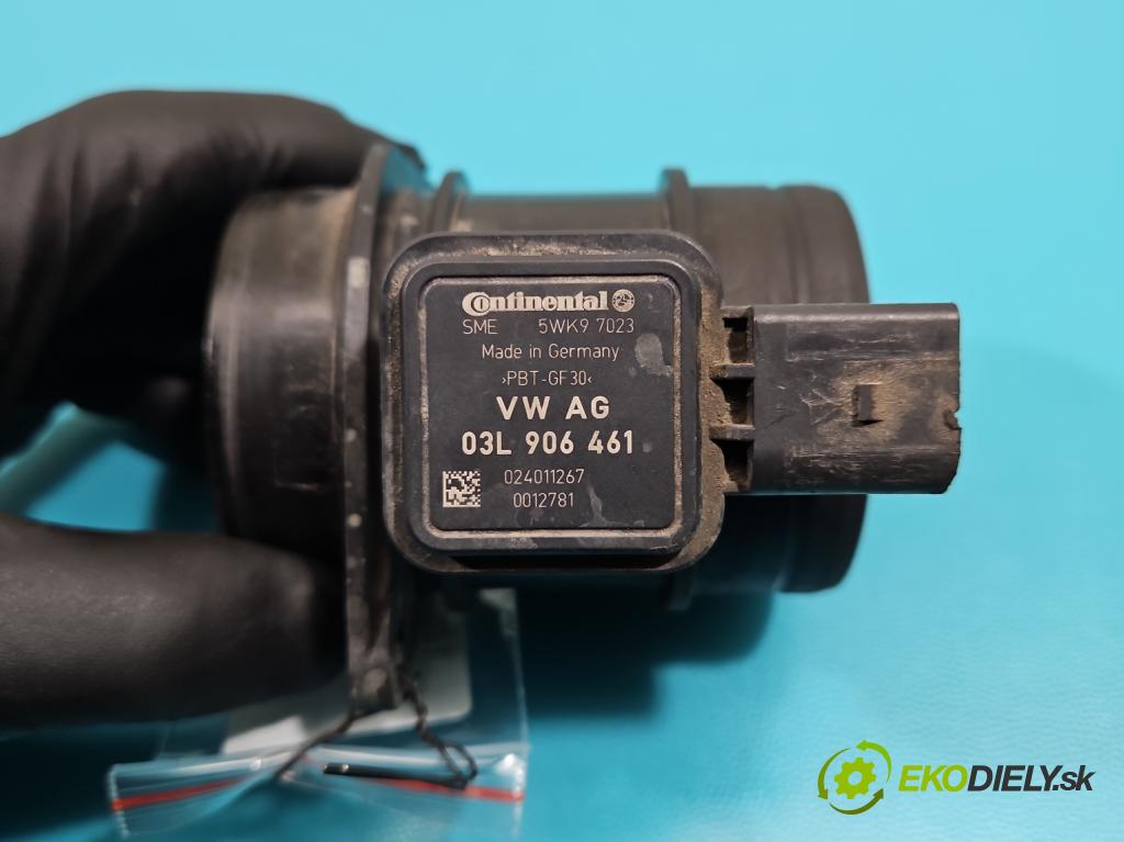 Skoda Fabia II 2007-2014 1.6 tdi 75 HP manual 55 kW 1598 cm3 5- průtokoměr: 5WK97023 (Váhy vzduchu)