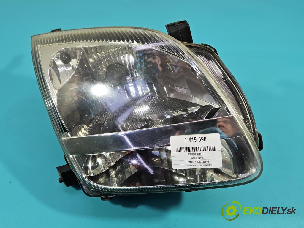 Suzuki Ignis 1.5 16v 99 HP manual 73 kW 1490 cm3 5- Reflektor: pravý  (Pravé)