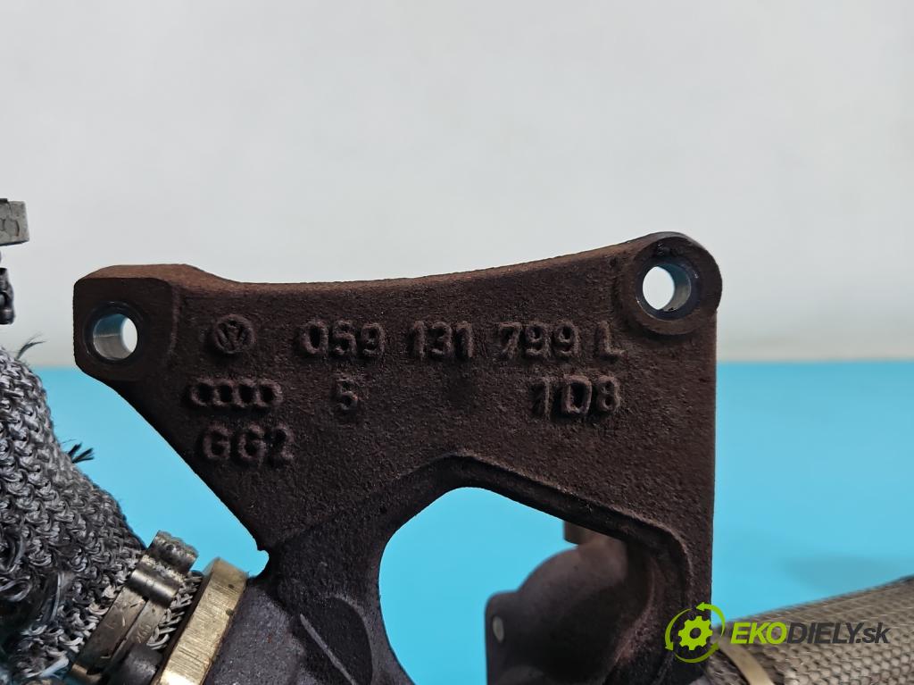 Audi A6 C6 2004-2011 2.7 tdi V6 179KM automatic 132 kW 2698 cm3 5- potrubí výfuk 059131799L (Výfukové potrubí)