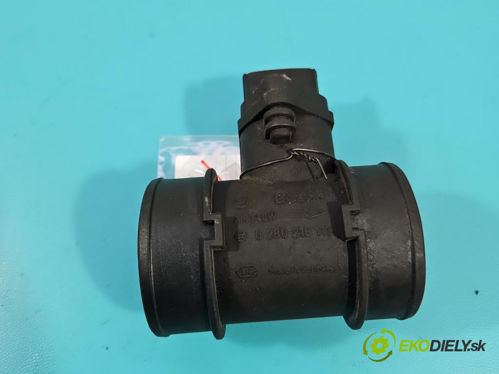 Opel Astra III 2004-2014 1.4 16V 90 HP manual 66 kW 1364 cm3 5- průtokoměr: 0280218119 (Váhy vzduchu)