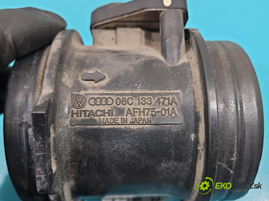 Audi A6 C5 1997-2004 3.0 v6 220KM automatic 162 kW 2976 cm3 5- průtokoměr: 06C133471A (Váhy vzduchu)