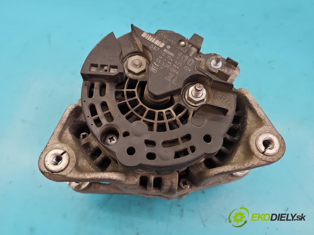 Opel Astra III 2004-2014 1.4 16V 90 HP manual 66 kW 1364 cm3 5- Alternator 0124425024 (Alternátory)