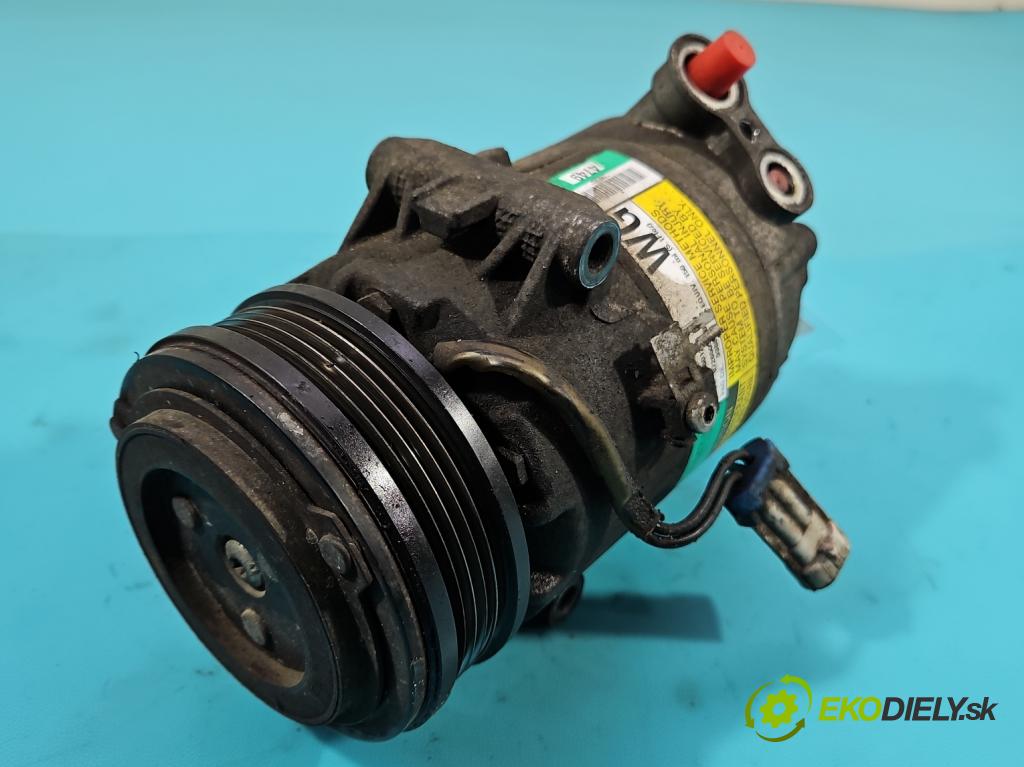 Opel Astra III 2004-2014 1.4 16V 90 HP manual 66 kW 1364 cm3 5- Kompresor: klimatizácie 13124749 (Kompresory klimatizácie)